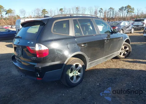 2008 BMW X3 3.0Si z USA, uszkodzony, nr VIN WBXPC93438WJ18595
